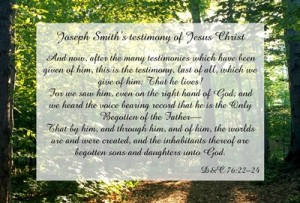 Joseph Smiths testimony of Jesus Christ sm
